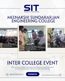 Shanthi IT Solution at Meenakshi Sundararajan Engineering College – Inspiring Innovation and Interaction