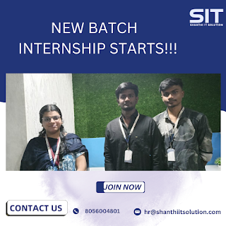 New Batch Internship Program – Shanthi IT Solution