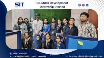New Batch, Real Projects: Full Stack & UI/UX Internships Kick Off at Shanthi IT Solution